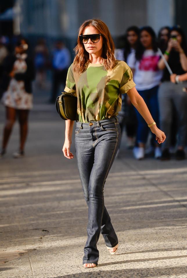  Victoria Beckham is making camo print T-shirts cool again