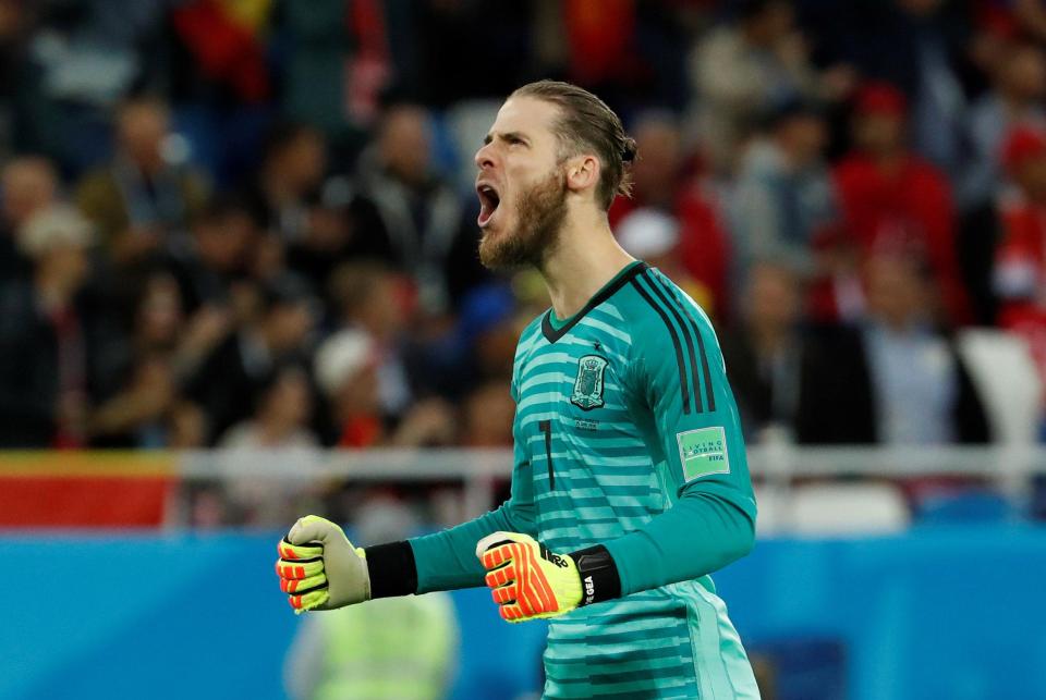  David De Gea had struggled between the sticks for Spain at the World Cup