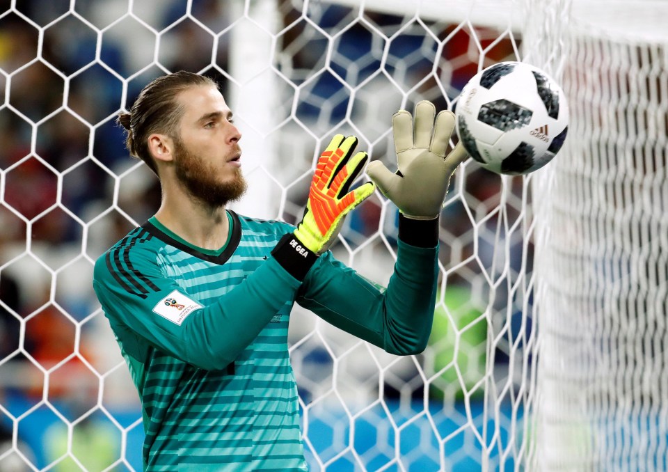 David De Gea made his first save of the World Cup against Morocco after 205 minutes of football