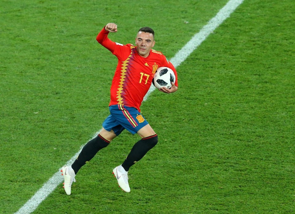 Iago Aspas was the hero for Spain at the Kaliningrad Stadium