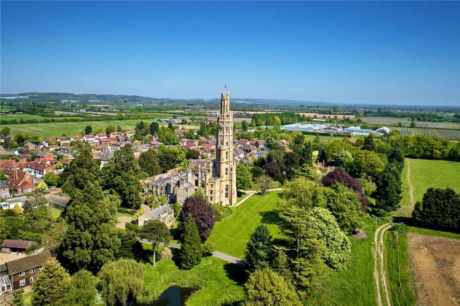 Grade I listed Hadlow Tower is nestled in the grounds of Hadlow Castle in Tonbridge, Kent