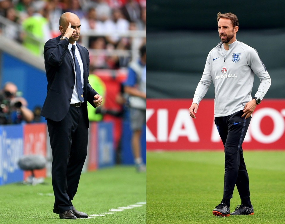 Both Belgium chief Roberto Martinez and England boss Gareth Southgate are likely to rest many players