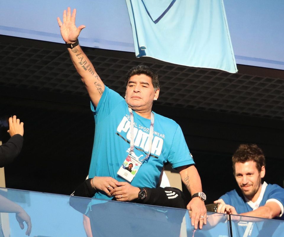  Diego Maradona has been impossible to ignore