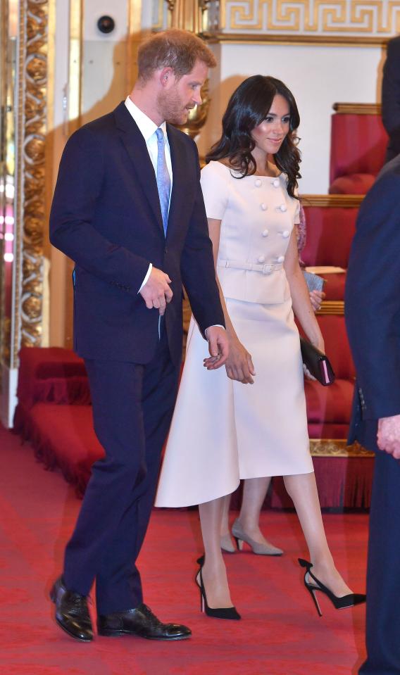  Meghan and Harry chatted to guests at the event on Tuesday 