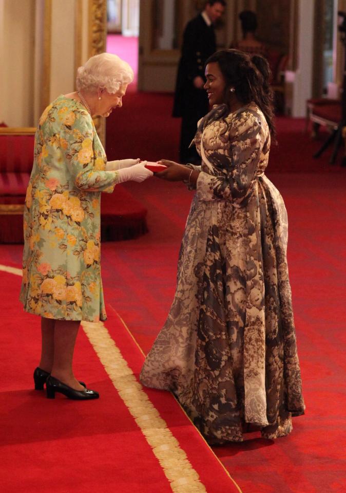  Mavis Elias, from Namibia, was recognised by the Queen with a Young Leaders Award 