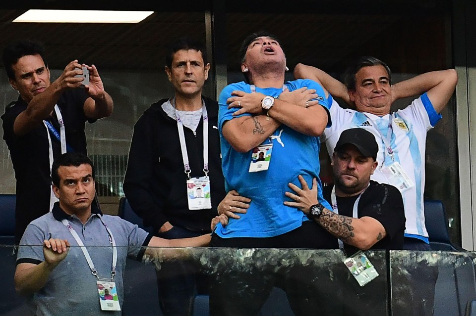 Diego Maradona's antics have worried fans around the globe this summer