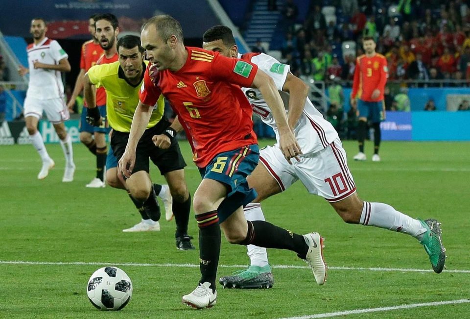  If selected, Andres Iniesta will play his 30th game at a major finals