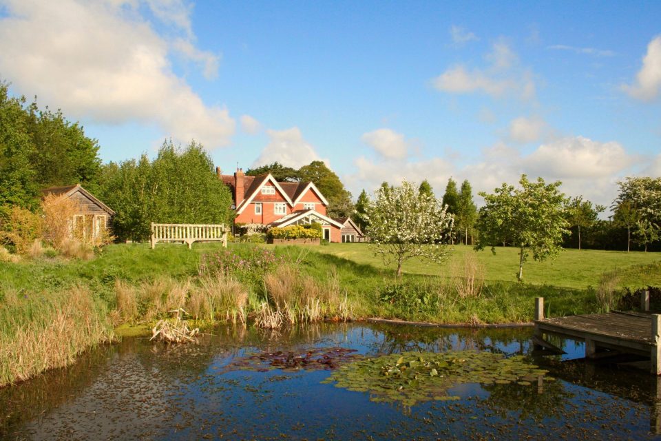  The property also posts a guest cottage on the grounds