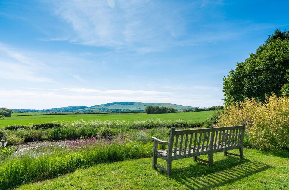  The new owners of the family home will be treated to stunning views of the South Downs