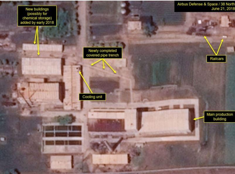  Two new buildings are seen in this satellite image