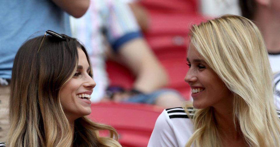  The glamorous duo will be on the plane home with their men after Germany crashed out of the World Cup