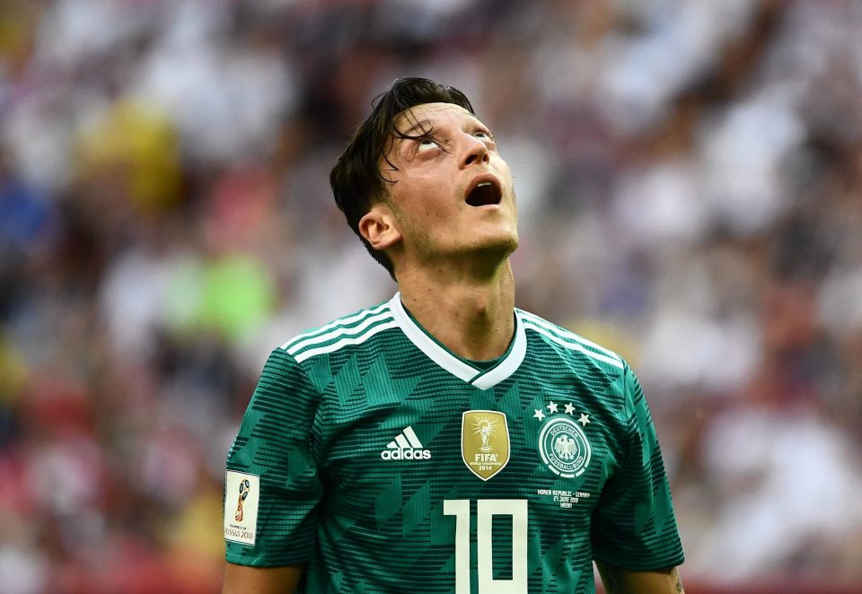  Mesut Ozil has been targeted for criticism for his performances in Russia