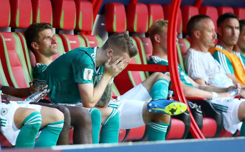  Marco Reus was unable to inspire Germany top progress into the last-16