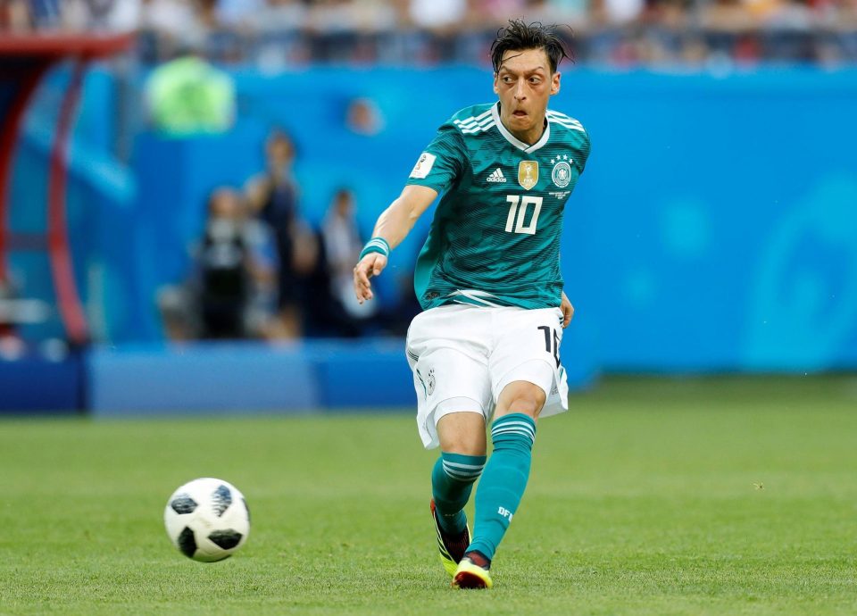  Arsenal star Mesut Ozil did not live up to expectations in Russia