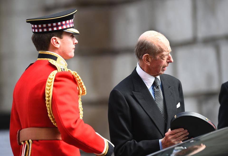  The Duke filled in for the Queen given her illness