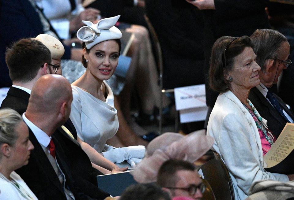  The anniversary event has been attended by Hollywood star Angelina Jolie