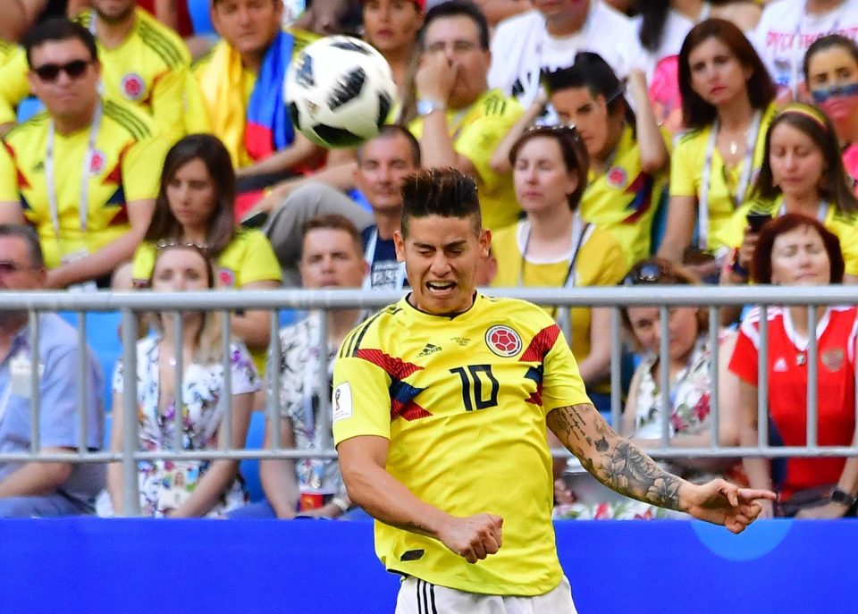  Attacking midfielder James Rodriguez could be heading for the last-16 clash with England on Tuesday - but a bench spot seems the best he could hope for