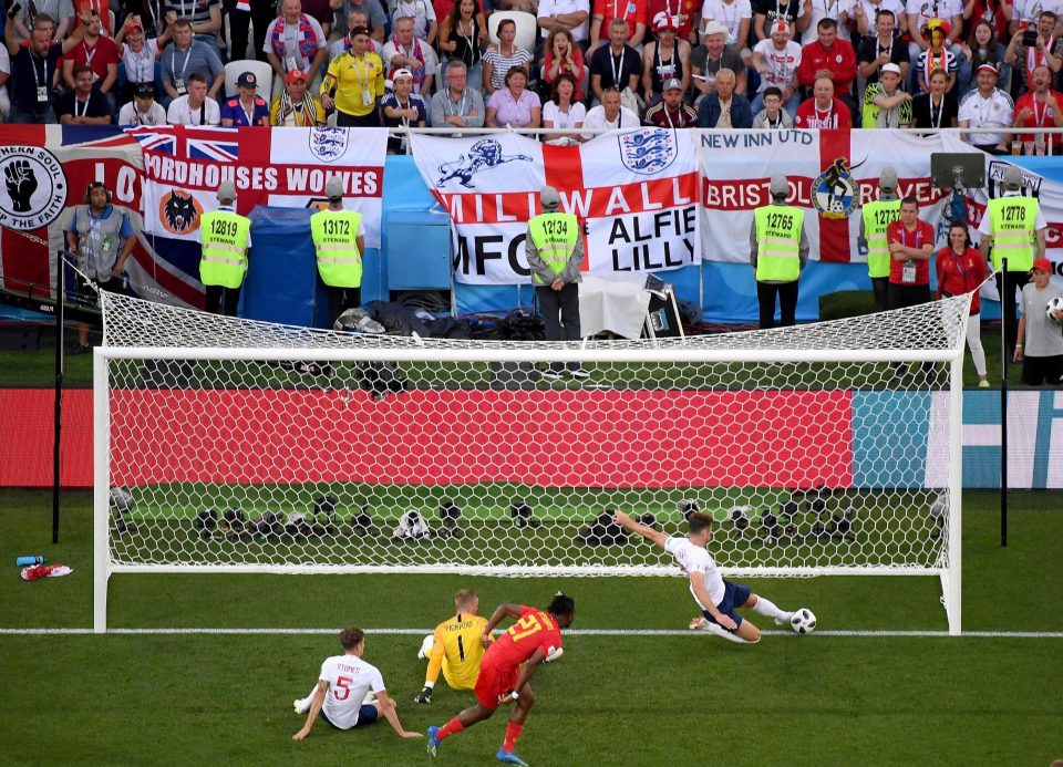 Replays showed just how close England were to conceding late on