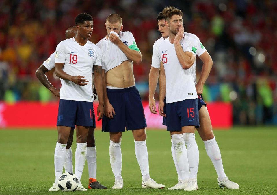 England's players look short on ideas against Belgium