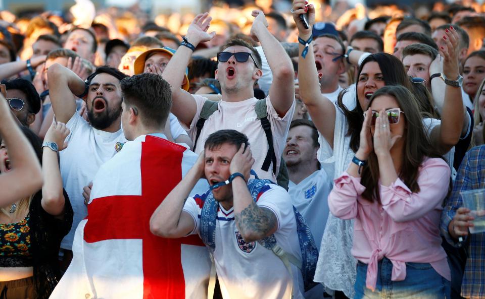 The reaction says it all for many fans who can't believe England cannot even scrape a draw