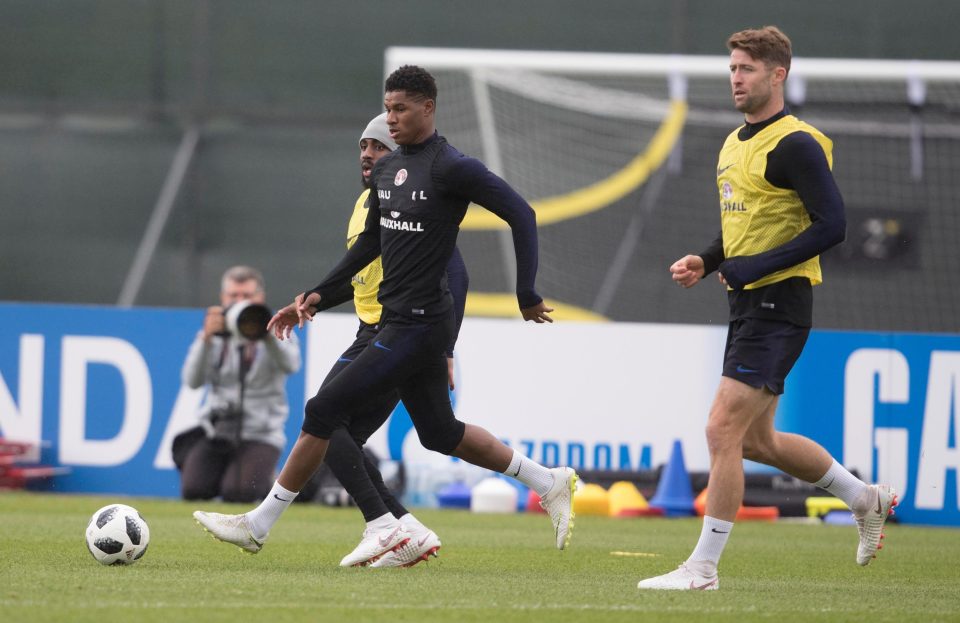  England frontman Marcus Rashford is likely to play some part in the World Cup last-16 clash with Colombia on Tuesday