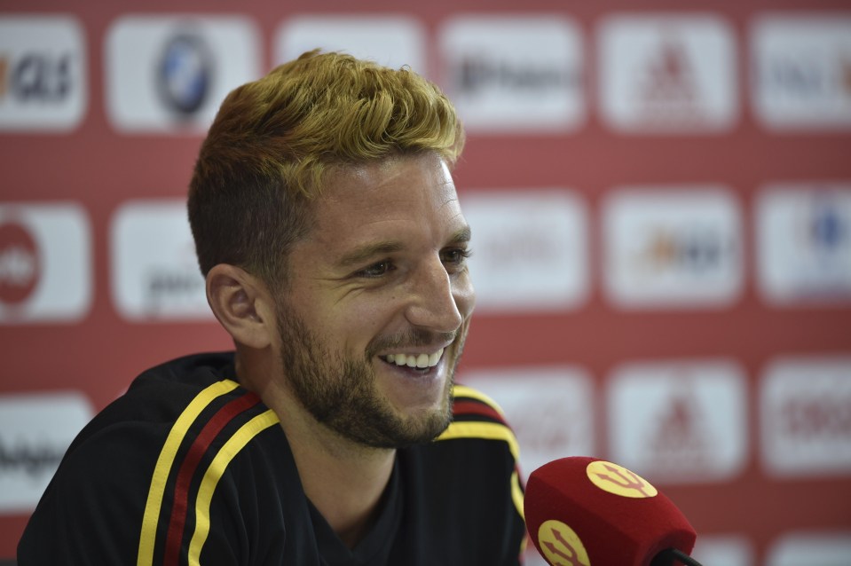 Dries Mertens wants Belgium to continue scoring to get his friends a free television