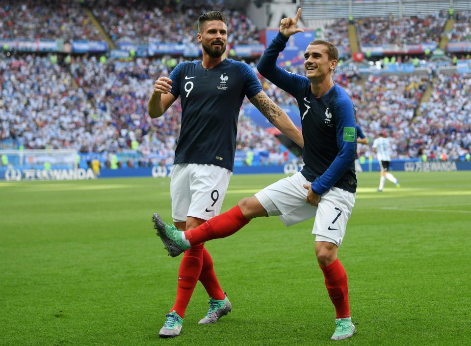  Antoine Greizmann does the Fortnite dance to celebrate goals against Argentina