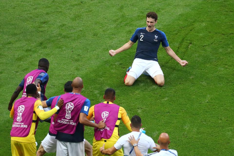  Benjamin Pavard showed sublime technique to find the top corner