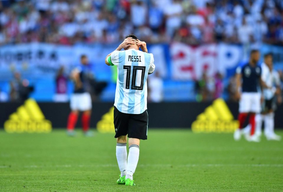  Lionel Messi might never grace another World Cup after Argentina lost 4-3