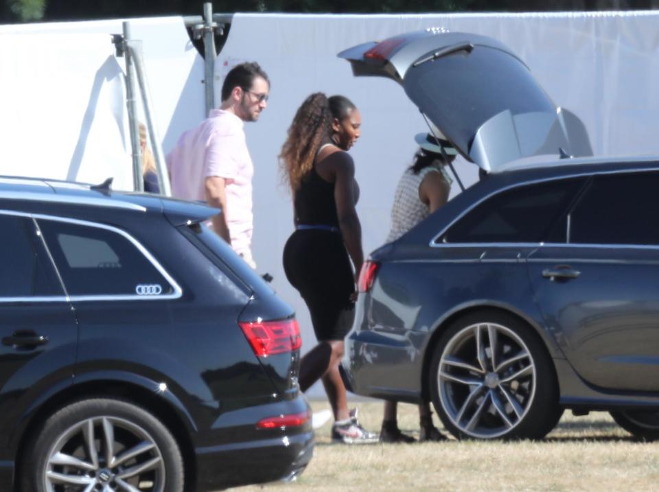  Serena Williams and hubby Alex Ohanian attended the match on Saturday