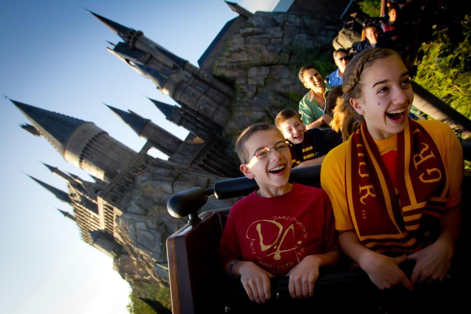  The Flight of the Hippogriff offers unbeatable views of Hogsmeade