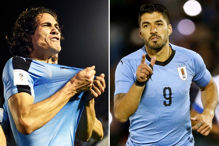  Cavani and Suarez will take centre stage against Egypt