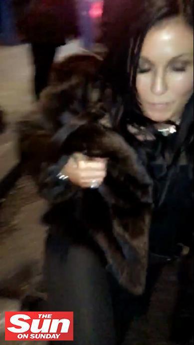  Jessie Wallace was filmed struggling getting back on her feet after collapsing drunk on the street in March