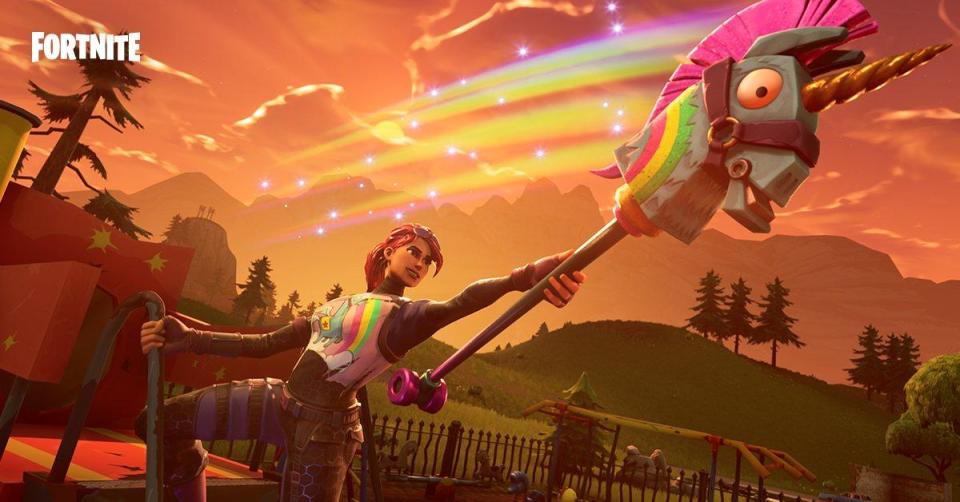  All the rainbows in the world won't bring Fortnite back up any sooner