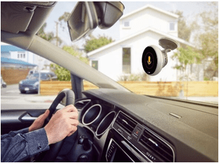  The digital assistant mounts to any dashboard or windscreen