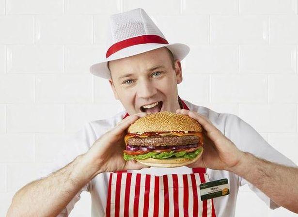  The supermarket giant is releasing the limited edition burger to mark Father's Day