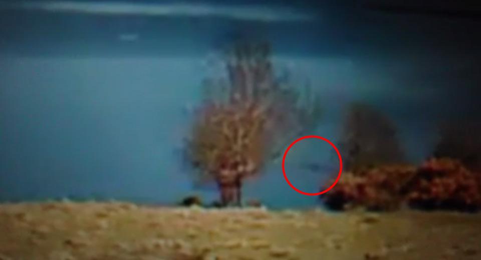  The footage shows a mysterious figure diving and surfacing for ten minutes