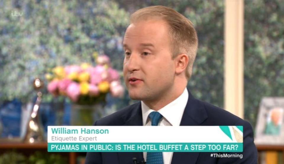  William Hanson was on the other side of the debate arguing that it set a bad example