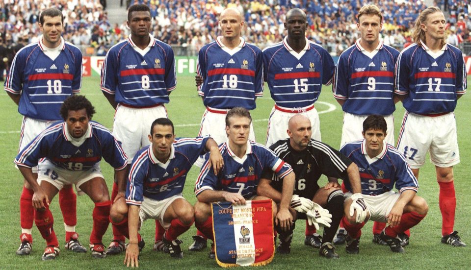  The two men were teammates in the French World Cup winning team of 1998