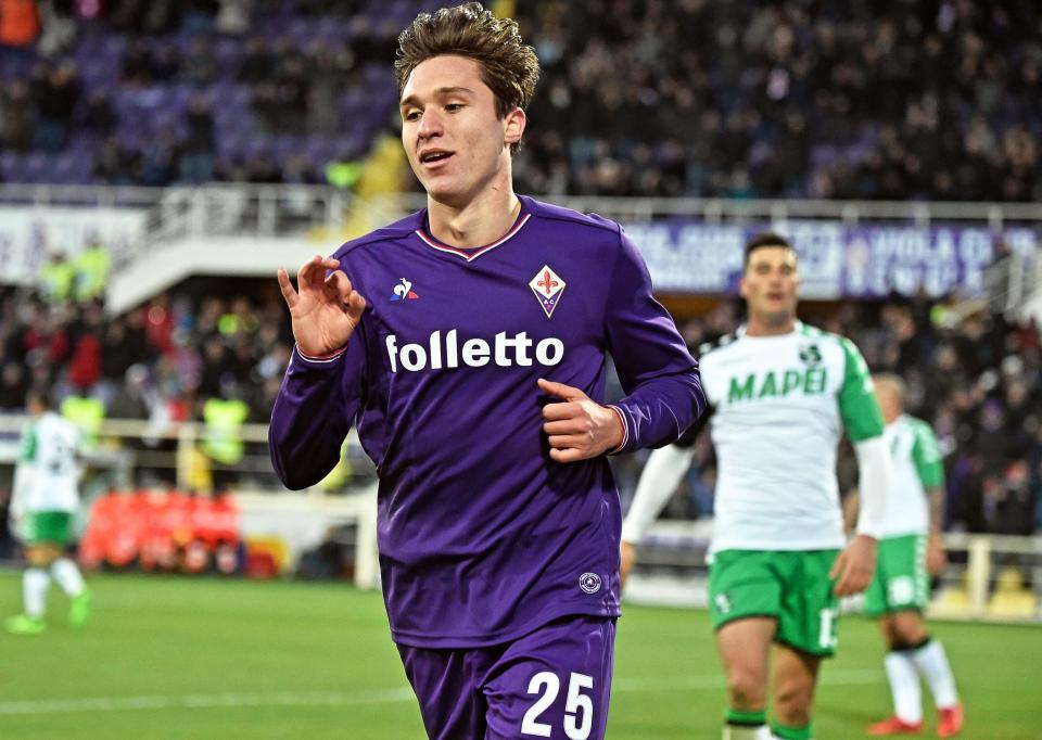  Federico Chiesa is a target for three Premier League heavyweights