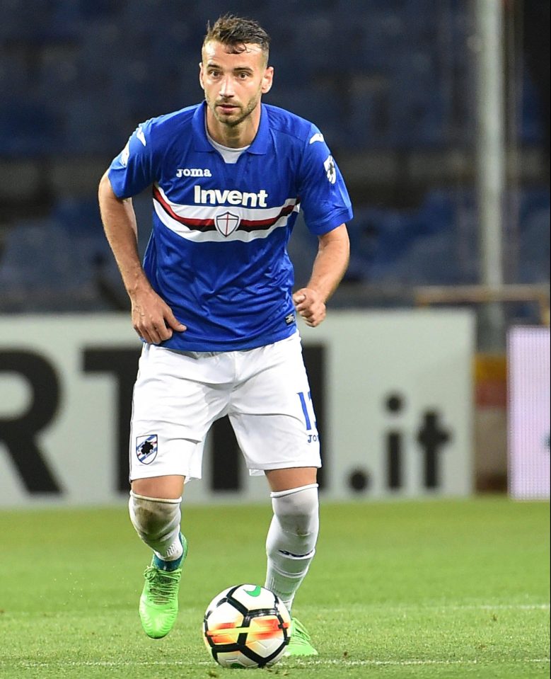  Gian Marco Ferrari made 30 appearances on loan at Sampdoria last season and is linked with Newcastle and Fulham