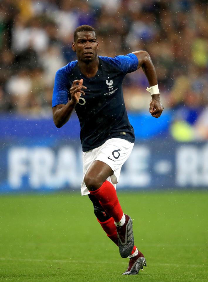  Paul Pogba was booed by France fans during their 3-1 win over Italy