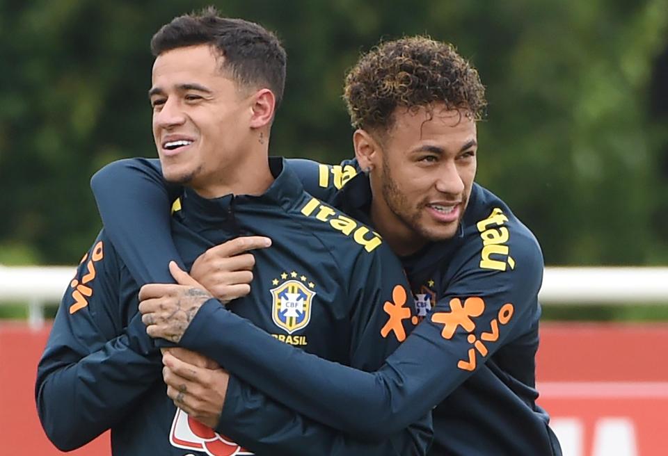  Philippe Coutinho has backed Neymar to be the World Cup star