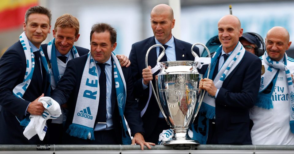  Zidane resigned just days after Real Madrid clinched their third Champions League win in a row