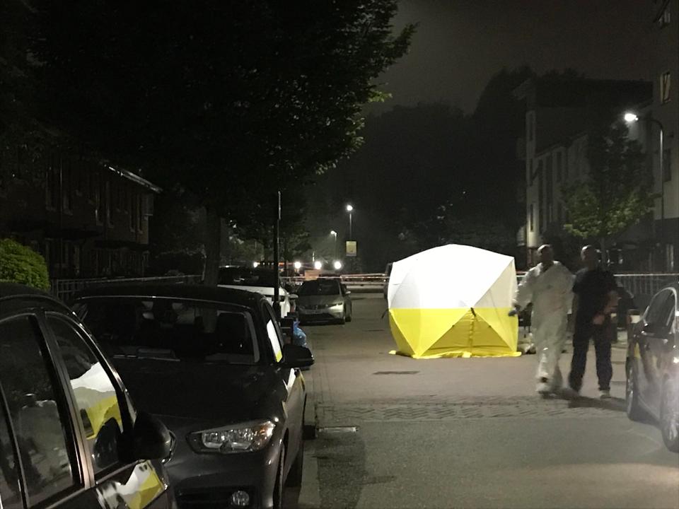  A man has been shot in an alleged machine gun attack in Brent, North West London, on Thursday night