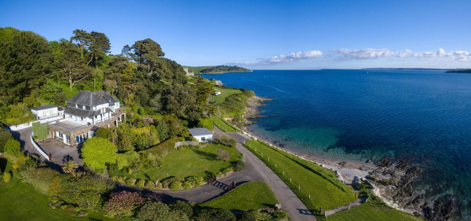  This stunning waterfront home with its own private beach is on the market for more than £3million