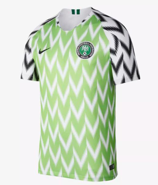  Nigeria's new shirt is priced at £64.95, and has been labelled as the best ever World Cup kit