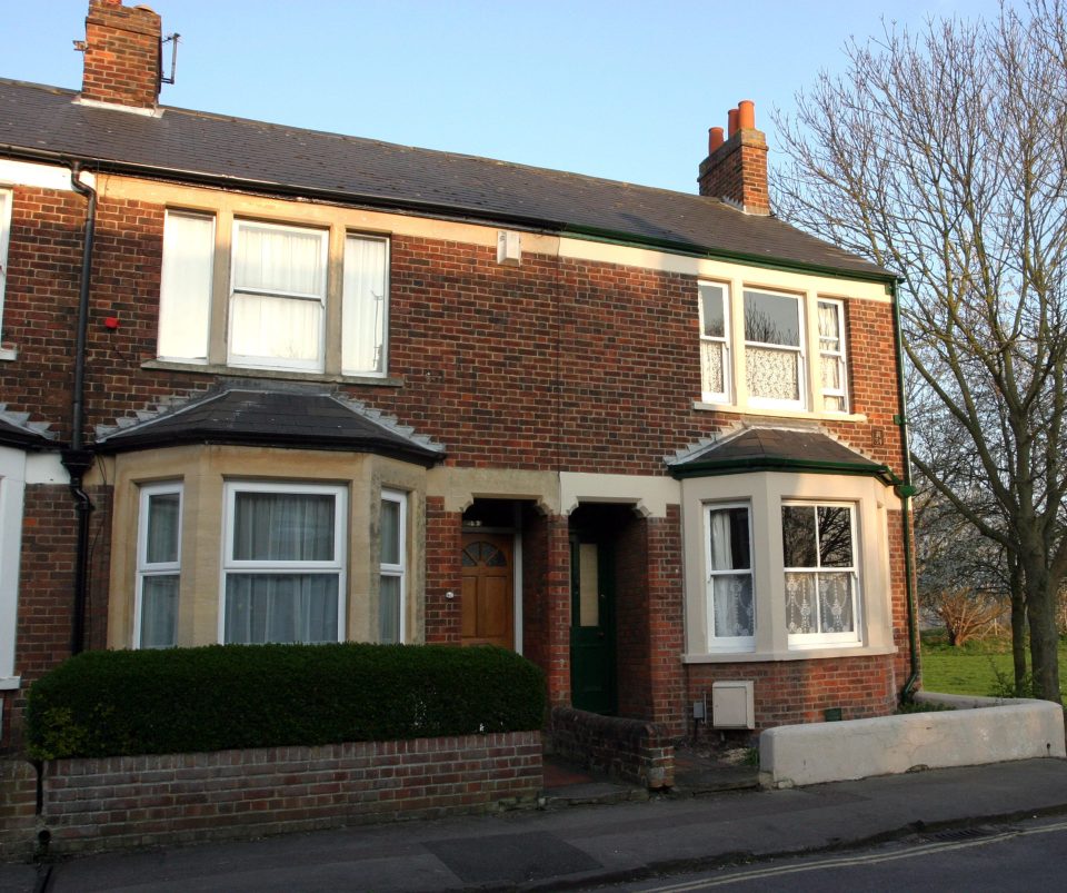  Bay windows were the ultimate status symbol in Victorian times, as shown on this house from the early 1900s