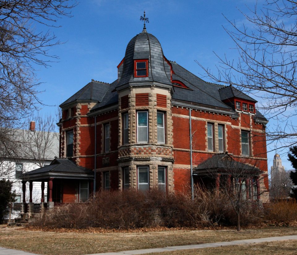  Gothic-inspired corner turrets are a common feature of Victorian properties, like this home from the 1890s