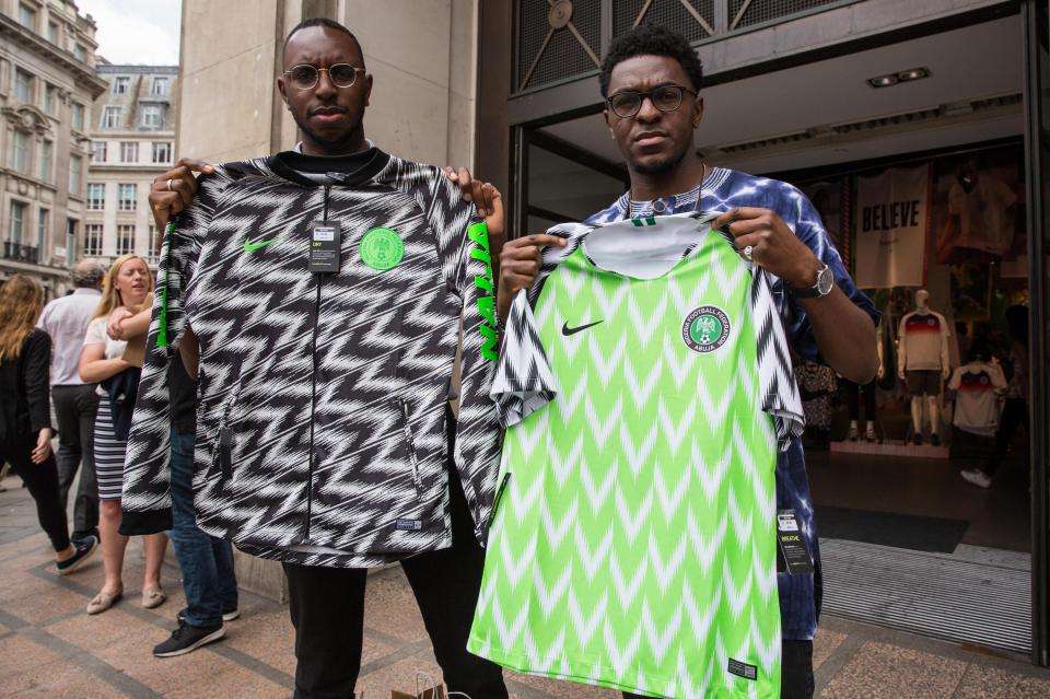  Nigerians were delighted to be among the lucky few to get their hands on the country's new World Cup shirt